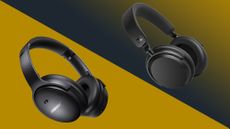 The Bose QuietComfort 45 next to the Sennheiser Accentum Plus
